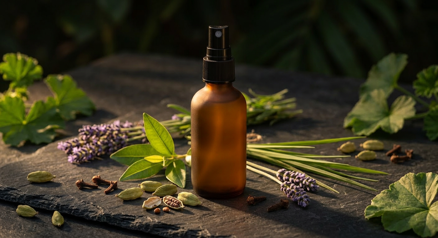 Spices and dark botanicals