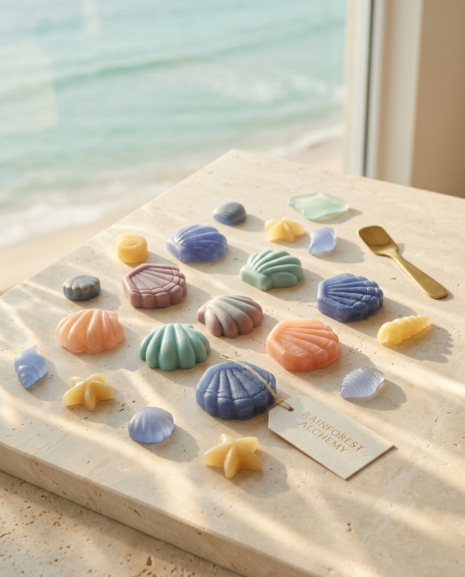 Reef-inspired soaps